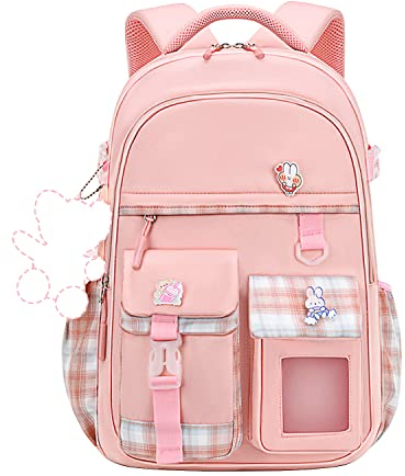 Amythe Schulrucksack Mädchen Rucksack Teenager, Wasserdicht Daypacks mit Ergonomischem Design Modisch Freizeitrucksack Kinder Schulranzen für Schule oder Reisen