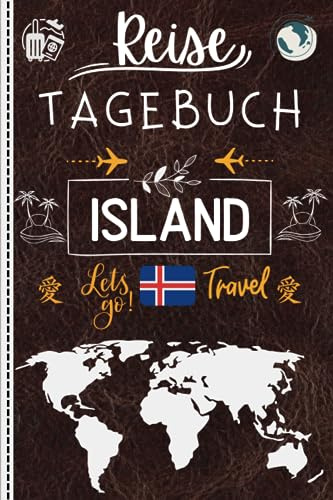 Island Reisetagebuch: Logbuch zum ausfüllen & anpassen, um Ihren Aufenthalt zu planen / ein schönes Souvenir oder urlaubsgeschenk für Freunde, Frau, ... Tagebuch & Aktivitäten/PRAKTISCHES FORMAT