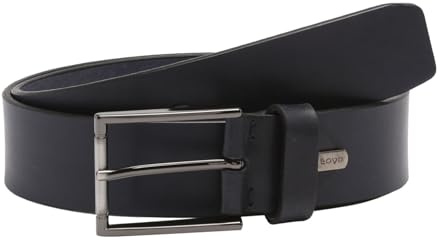 LLOYD Leder Gürtel Men's Leather Belt 4.0 W95 Navy dunkelblau kürzbar
