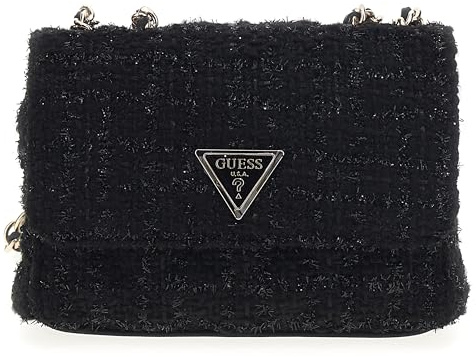 GUESS HWBG8748740BLA GIULLY MINI 2 COMP CNVRTBL FLP Women BLACK Size One Size