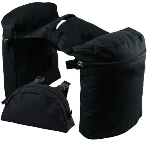 Glixoft Endurance Horse Bag Compact Horse Saddlebag Durable Horn Bag Practical Pommel Pocket for Long-distance Riding
