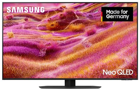 Samsung Neo QLED 4K QN90F 50 Zoll (125 cm) Mini LED Fernseher, Antireflexion, NQ4 AI Gen3 Prozessor, Neo Quantum HDR, 4K Upscaling Pro, Dolby Atmos, Knox Security, Samsung Vision AI Smart TV
