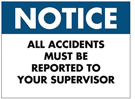 Aviso De Todos Los Accidentes Señal De Advertencia Cartel De Chapa Retro Cartel Placa De Pintura Vintage Metal Cartel Para Cafetería Tienda Bar S