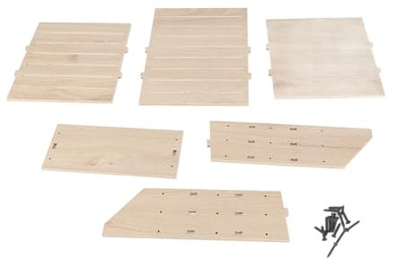 Fledermaushaus, handgefertigter, wetterfester, korrosionsgeschützter Fledermauskasten aus Holz für den Garten im Freien