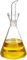 CUPERINOX Oliera in vetro antigoccia per olio di oliva, resistente e facile da pulire, Gourmet Oil Collection (250 ml)