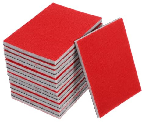 TEMPNAP 15pezzi Spugne Abrasive Multiuso Per Lucidatura e Rimozione Graffi Blocchi Di Vetrata Per Metallo e Plastica Spugne Riutilizzabili Per Levigatura Efficiente e Preparazione