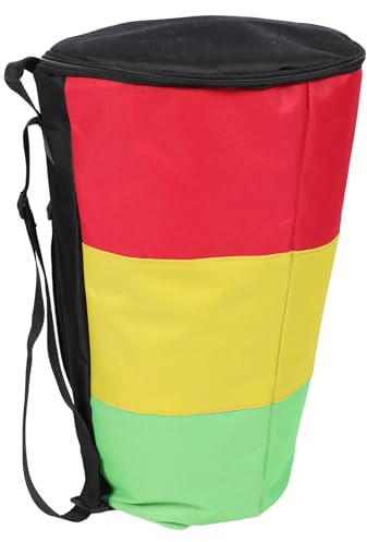 CHICAMPERA Afrikanische Trommeltasche Oxford Gewebe 12 Zoll Rucksack mit Gepolsterten Schultergurten für Djembe und Percussion