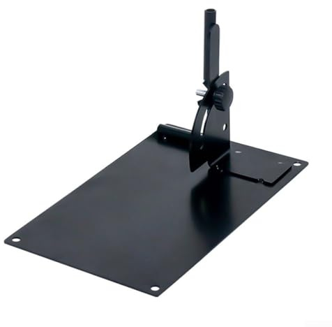 Piastra di supporto per mazze da golf, 24 x 14,5 cm, in ferro, per calibrazione e regolazione dell'angolo, robusta e stabile, per golfisti e principianti (base)