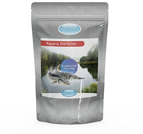 AQUARIS fiskfoder stör inte grumligt vatten och innehåller många näringsämnen med användbara och lättsmälta element 680 g/1 L/6 mm