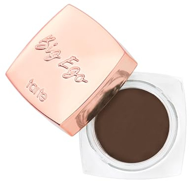 tarte big ego frameworker brow pomade – Creamy Pigmented Eyebrow Gel to Sculpt & Fill with Waterproof, Smudgeproof, Sweatproof Longwear Formula, Vegan & Cruelty-Free, full size, dark brown