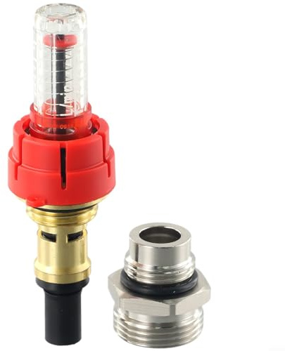 CWOQOCW Fußbodenheizung Verteiler Durchflussmesser Regler DN25 Fußbodenheizung Wasserdurchflussmesser