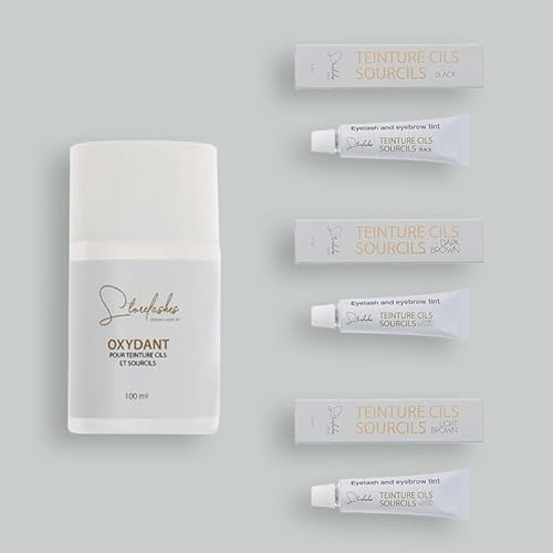 Store Lashes Wimpern- und Augenbrauenfärben – Oxidationsmittel für perfekt gestylte dichte Augenbrauen – intensive Farbe – langanhaltend – für DIY-Salons geeignet – vegan und frei von Tierversuchen