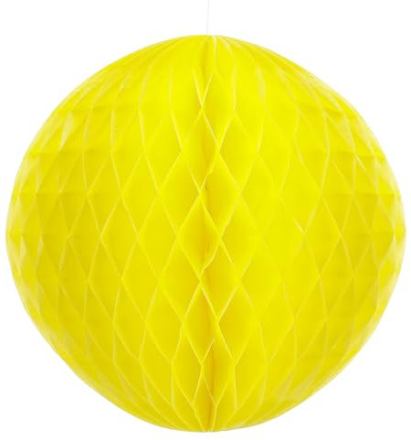 Deco Woerner Wabenball gelb 40 cm Ø, schwer entflammbar B1