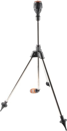 Tripod Sprinkler, 360 Degree Irrigation Stainless Steel and ABS Water Sprinkler for Lawn, Saving Water and Time Tripod Sprinklers for Yard Large Area Used for Lawn