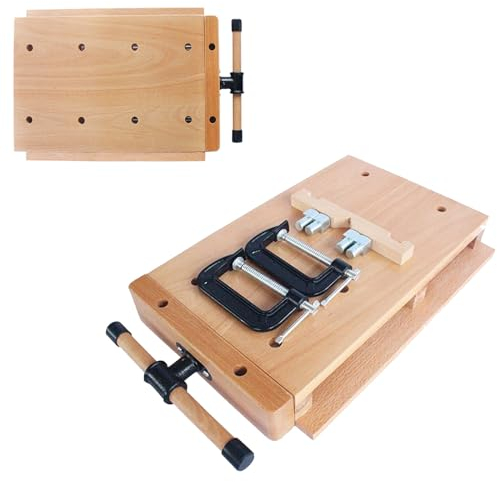 Tavolo Da Falegname, Banco Da Lavoro A Morsa In Legno, Banco Da Lavoro Da Tavolo Regolabile In Legno Duro, 30*40/30*50cm, Portatili, Tavolo Per La Lavorazione Del Legno Per La Lavorazione Del Legno