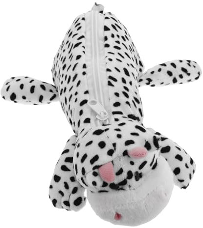 Sewroro Plüsch Federmäppchen Kuhmuster Mittelgroß Weicher Reißverschluss Täschchen Schreibwaren Organizer Für Jungen Und Mädchen Alltag