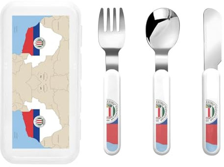 Argenterie avec boîte de rangement, coffre-fort, ensemble d'ustensiles, cuillères, fourchettes, couteau, acier inoxydable