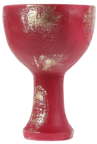 TOYANDONA Coupe du Saint Graal en Résine Mystique, Calice Décoratif Multifonctionnel 1 Pièce pour Rituels Religieux, Collecte D'énergie et Décoration Intérieure Unique