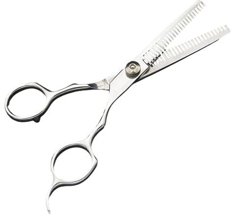 Vaguelly Ciseaux de Coiffeur Effileur 6 Pouces Portable Résistant la Rouille pour Coiffeurs Professionnels et Animaux