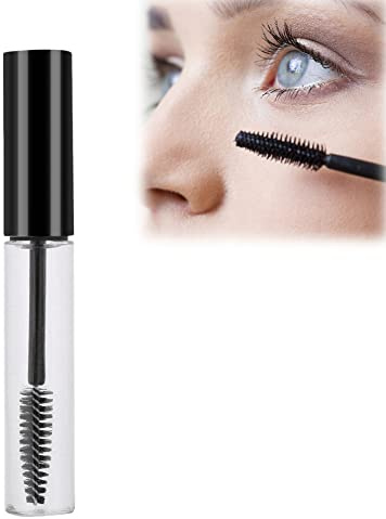 Máscara de Pestañas Vacía de 10 ml – Tubo Transparente con Aplicador Incluido para Maquillaje Personalizado, Ideal para DIY y Reutilización Ecológica | Material ecológico, diseño portátil, incluye válvula antifugas, ideal para rímel, aceite de pestañas
