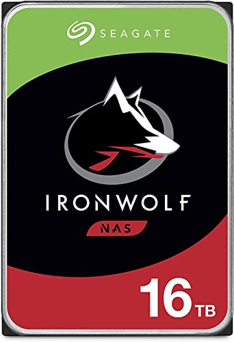 Seagate ST1000VN002 IronWolf Disque dur interne NAS HDD 8,9 cm SATA 6Gb/s 5900 tr/min 1 To cache 64Mo pour stockage RAID Disque dur IronWolf 16TB