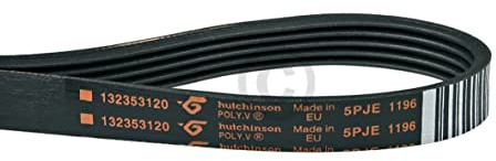 Keilrippenriemen 1196PJ6E kompatibel mit AEG 132353120/0 für Waschmaschine Waschtrockner