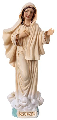 Holyart Harts och PVC-statyer: Our Lady Medjugorje 13 cm Hartsstaty