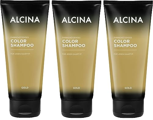 3er Alcina Color Shampoo Gold 200 ml
