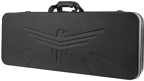 FLYUFO Outdoor-Waffenkoffe, Taktischer Gewehr-Hartschalenkoffer, Langwaffe Koffer Mit Schaumstoffeinlagen Aussentaschen für Schießen, Jagdexpeditionen