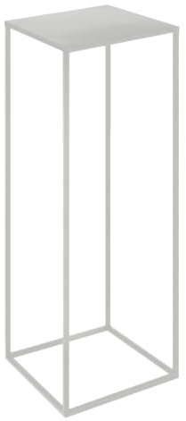 Blumenständer Ständer Aus Metall Modernes Loft Industriell Minimalistisch Plant Stand für Blumentopf (Weiß)