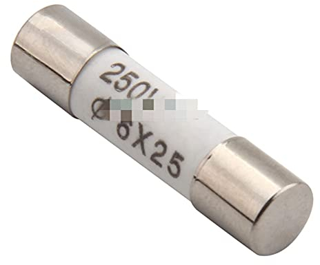 Sicherungen 10 Stück 625 mm Keramik-Sicherungsrohr, 250 V 0,5 A 1 A 2 A 3 A 4 A 5 A 6 A 8 A 10 A 13 A 15 A 16 A 20 A 25 A 30 A Ersatzsicherung (Size : 16A)