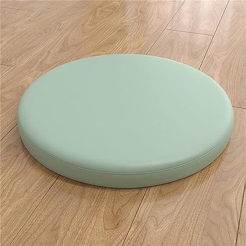 Komfort-Memory-Schaum-Sitzkissen, wasserdichte runde Stuhlkissen, elastische runde Stuhlkissen, waschbare runde Sitzkissen (Durchmesser 35 cm, Salbeigrün)