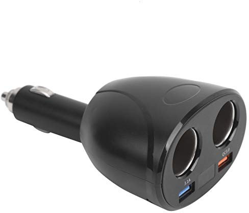 Caricatore per Presa Accendisigari Distributore Splitter per Doppia Porta USB Uscita Ad Alta per SUV per Auto
