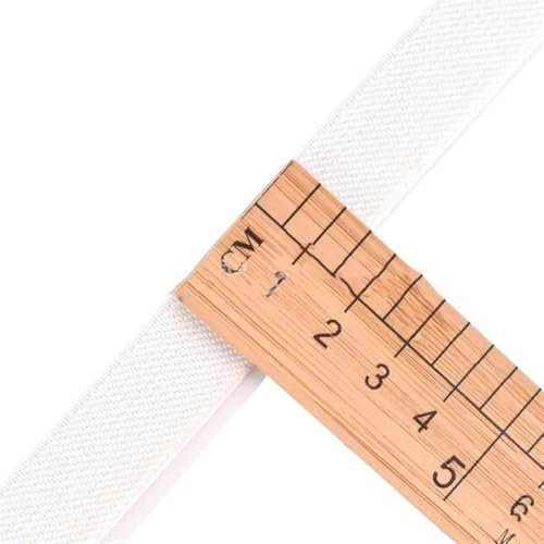 Elástico para Coser 5/32.8 ft 0.591 in Banda elástica de Nailon Cinta de Goma Cintas DIY Ropa Interior Pantalones Cinturón elástico Bandas de Spandex Accesorios de Costura (Rojo Vino, 10 Metros_15 MM