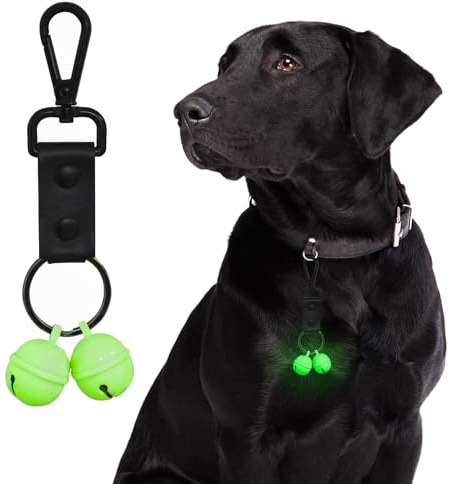Campanelli per collare per cani, campanelli luminosi extra forti per cani e gatti, per tracciare e salvare animali selvatici e uccelli, campanelli in rame resistenti. (Razza di grandi dimensioni)