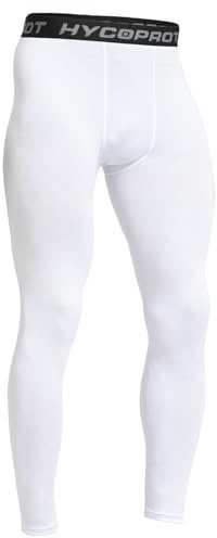 HYCOPROT Pantalones de Compresión para Hombre Secado Rápido Pantalones Deportivos de Entrenamiento Leggings Correr de Baloncesto para Running Fitness Yago
