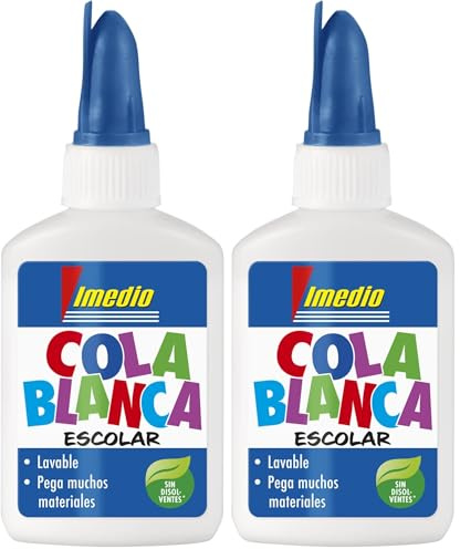 IMEDIO Cola Blanca 125 g (Paquete de 2)