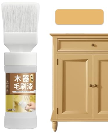 Wood Repair Paint | Water Based Home Improvement Supplies,Wood Scratch Repair Paint With Brush - for Floors, Tables, Chairs