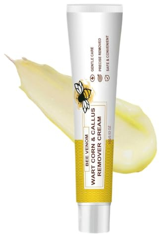 Bienengift Fußcreme Gegen Hornhaut Und Hühneraugen | Fußpflegecreme Zur Pflege Bei Warzen, Intensive Anti Hornhaut Creme & Schrundensalbe Für Rissige Fersen
