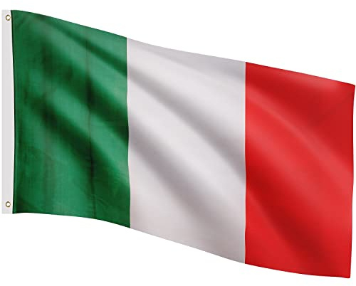 FLAGMASTER Flagge, 30 verschiedene Fahnen zur Wahl, Größe 120 cm x 80 cm, Italien