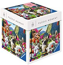 Ravensburger - Puzzle Adulte - Puzzle Moment 99 p - Lamas - 16536