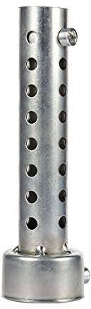 Universal Motorrad Auspuffschalldämpfer DB Killer Schalldämpfer-Schalldämpfereinsatz, Silber, 42mm Durchmesser