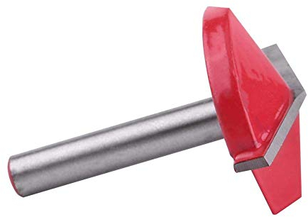 1pc Router Cutter Acero de tungsteno Carpintería CNC Router Bit de nitidez V-Groove Herramienta de corte 6mm Eje Carburo Chaflán Bisel Cortador(6 * 32mm*150°)