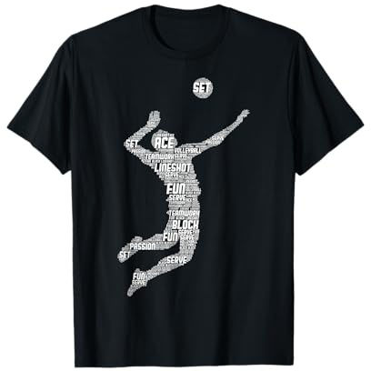 Volleyball Volleyballer Herren Jungen Kinder T-Shirt