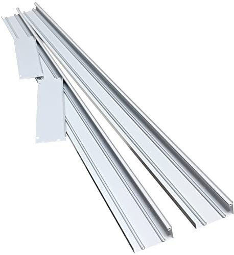LED ATOMANT 5x Soporte de Superficie para convertir Panel Slim 120x30cm | Aluminio lacado blanco, Kit para techos