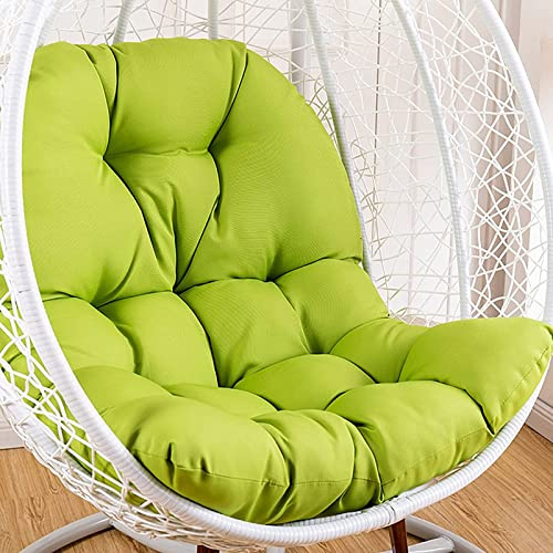 MHUQIA Cojin Silla Colgante Huevo, Silla De Huevo Colgante Silla De Columpio CojíN Grueso Nido, Hamaca Colgante CojíN Patio JardíN Columpio BalancíN De RatáN (B)