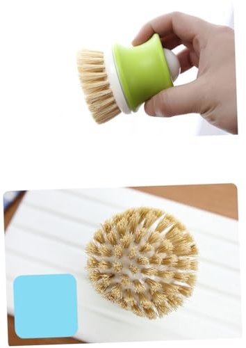 Gatuida Dish Cleaning Brush Natural Coconut Palm Quality Pp Material Dish Washer Brush for Kitchen Restaurant Random Color