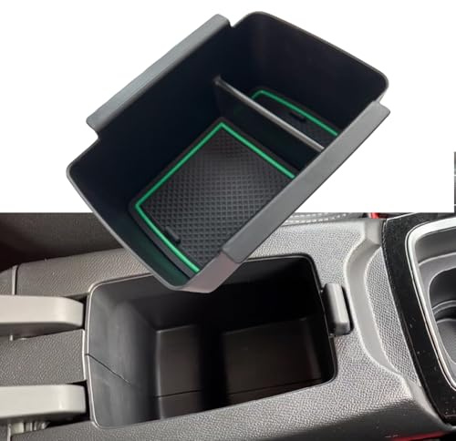 Z.MYUKI 【4 Farben】 Mokka Elektro Mittelkonsole Ablagefach für Opel Mokka B 2020-2024 2025 Zubehör Armlehne Mittelarmlehne Organizer (Grün)