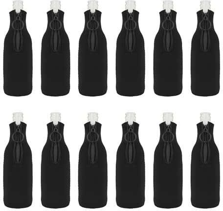 Aspire 12 Fundas para Latas de Cerveza 355 ml Enfriador para Vino Latas o Botellín Fundas Enfriadoras de Neopreno para Bodas y Fiestas