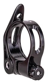 Sattelklemme MTB Faltrad Quick Release Sattelstütze Lock Clamp Ultraleichte Fahrrad Sattelstütze Montieren 31,8mm 28,6 34,9 39,8 40,8 Sattelklemme (Color : JX076 34.9 BLACK)